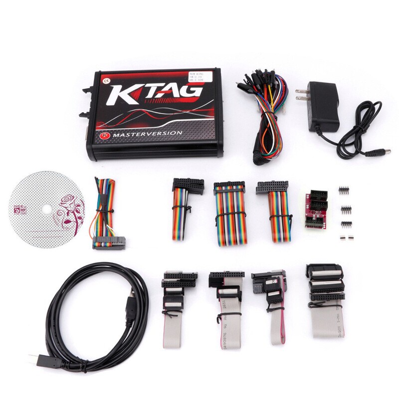 Spot Cross-Border Special Supply Ktag V7.020 V2.25 Red European Version Ecu Read and Write Programming Instrument