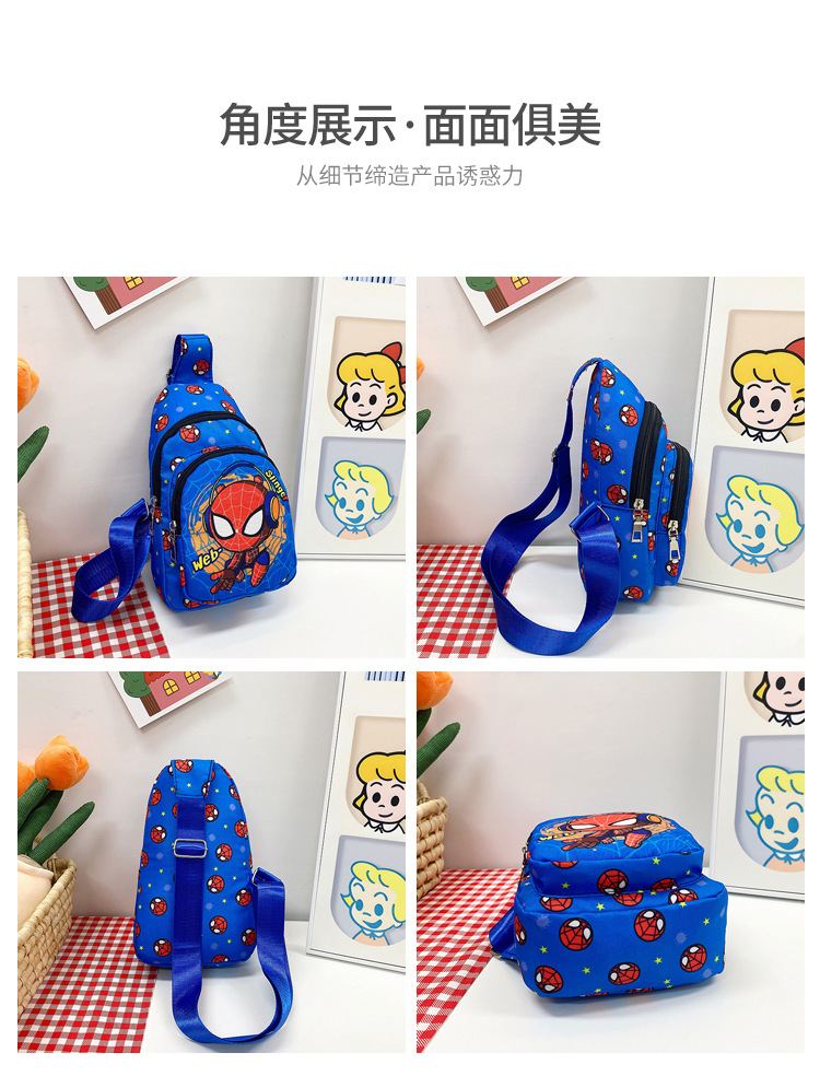 New children's chest bags with trendy and cool prints, single-shoulder bags, perfect for boys' casual outings, and wholesale crossbody bags undefined