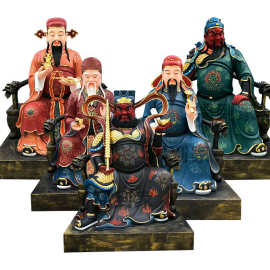 五路财神是那五路财神  财神爷 文武财神神像高清图片 河南福到家