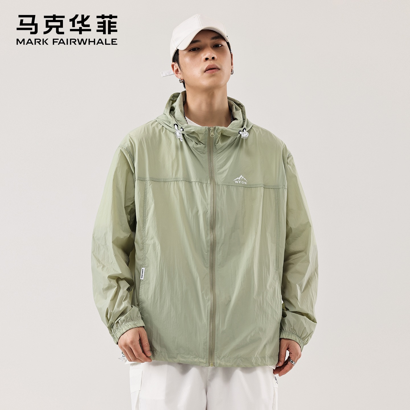 Mark Warfield 2026 verano al aire libre ropa de protección solar hombre abrigo ligero delgado marca de moda seda de hielo secado rápido protección solar image 1