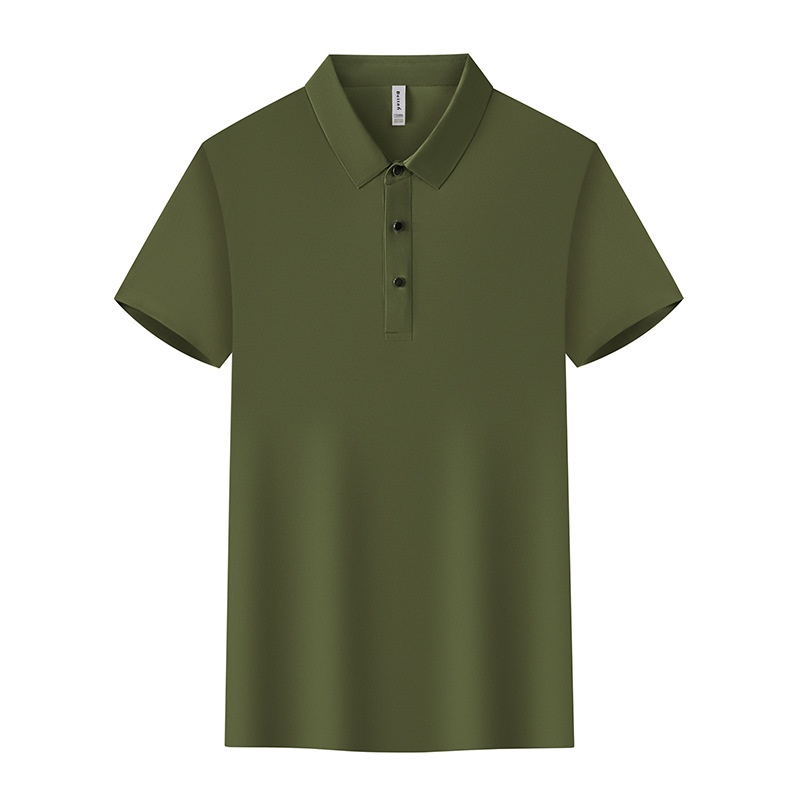 Camiseta de solapa de manga corta de golf que no deja marcas Camiseta de polo para hombre de lujo ligero de alta gama Camiseta de polo de secado rápido deportiva personalizada