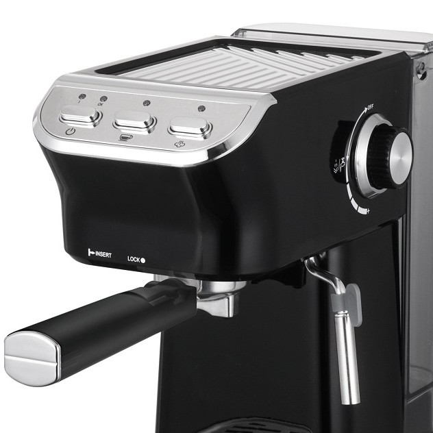 Máquina de café italiana semiautomática doméstica Máquina de café manual operada por botón Oficina de ocio Máquina de café