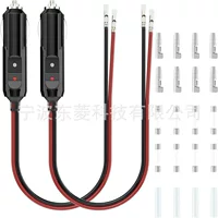 Автомобильный прикуриватель разъем 12V24V прикуриватель боеголовка клеммный провод прикуриватель надувной насос удлинитель