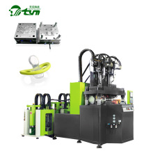 全自动生产立式转盘液态硅胶注塑机 高效率液态硅胶包胶成型设备