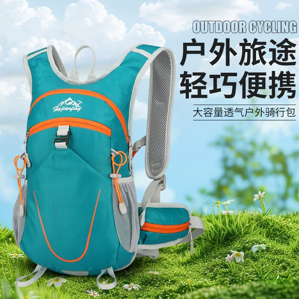 Cross-border New Riding Backpack Multifunctional Water-repellent Outdoor Sports Backpack Lightweight Camping Mountaineering Backpack