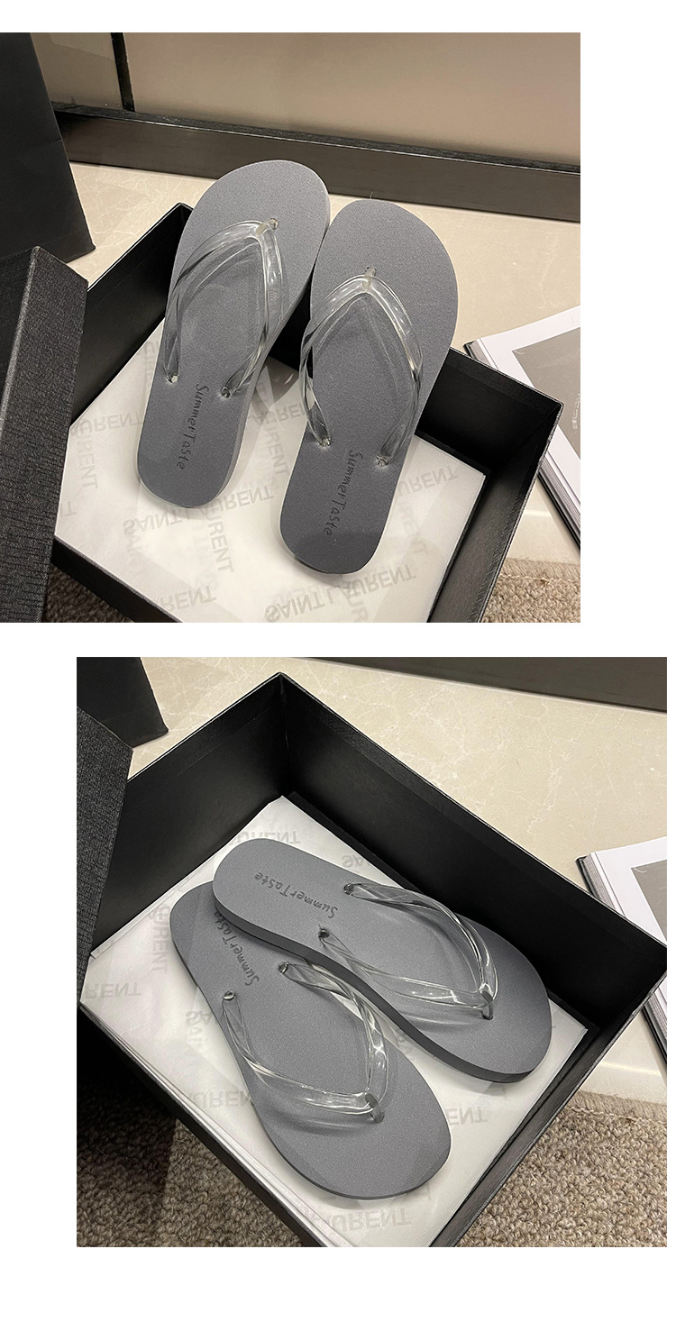 High-end Women's Flip-flops Trendy Anti-slip Toe-post Sandals_voghion.com