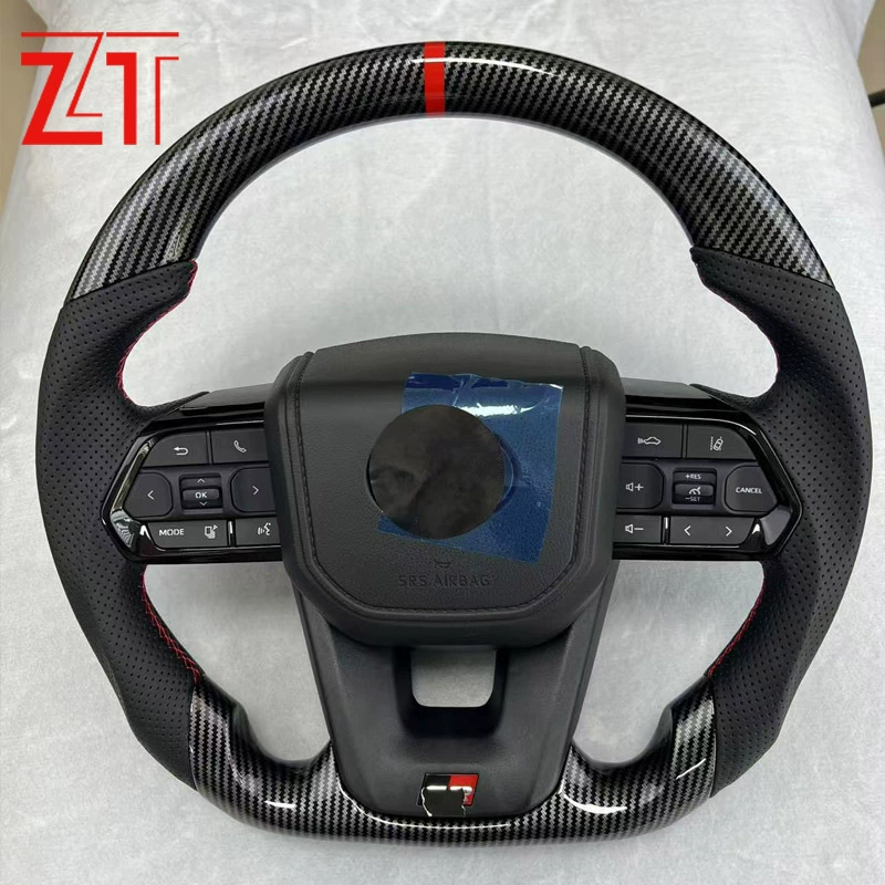 Toyota Crown Overbearing Cruiser Prado LC Alpha Hilux Рулевое колесо с узором из углеродного волокна в сборе