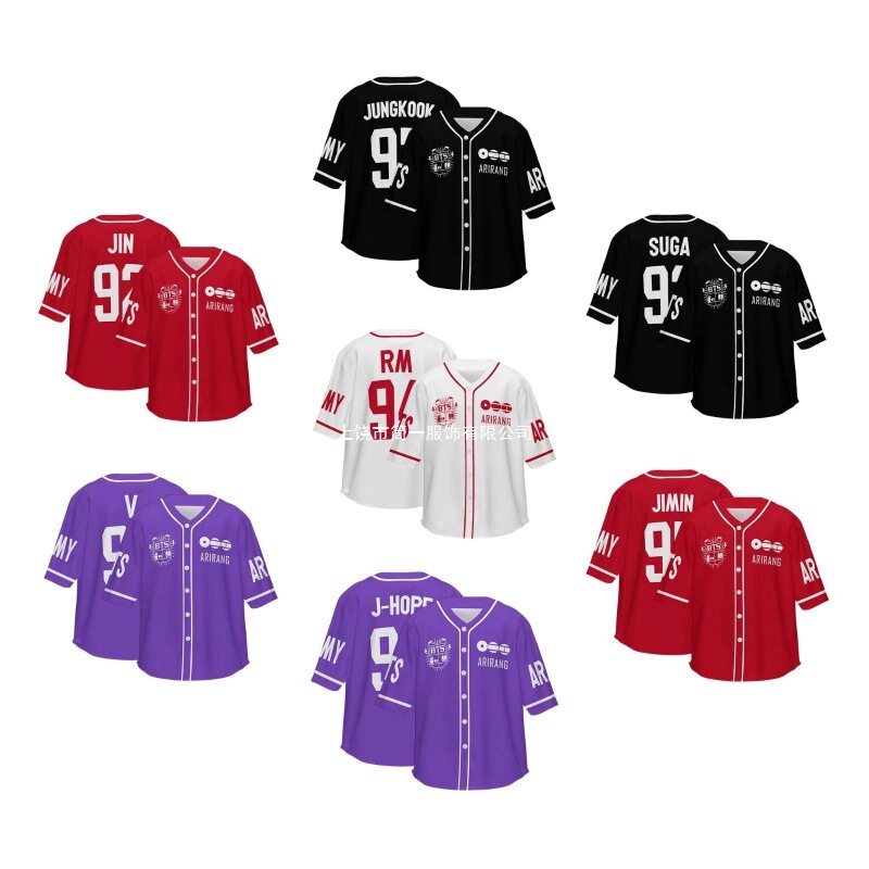 Cross-Border Foreign Trade Unisex Baseball Uniforms, Short-Sleeved Shirts, Jerseys, Jackets, Training and Competition Wear, Short-Sleeved T-Shirts