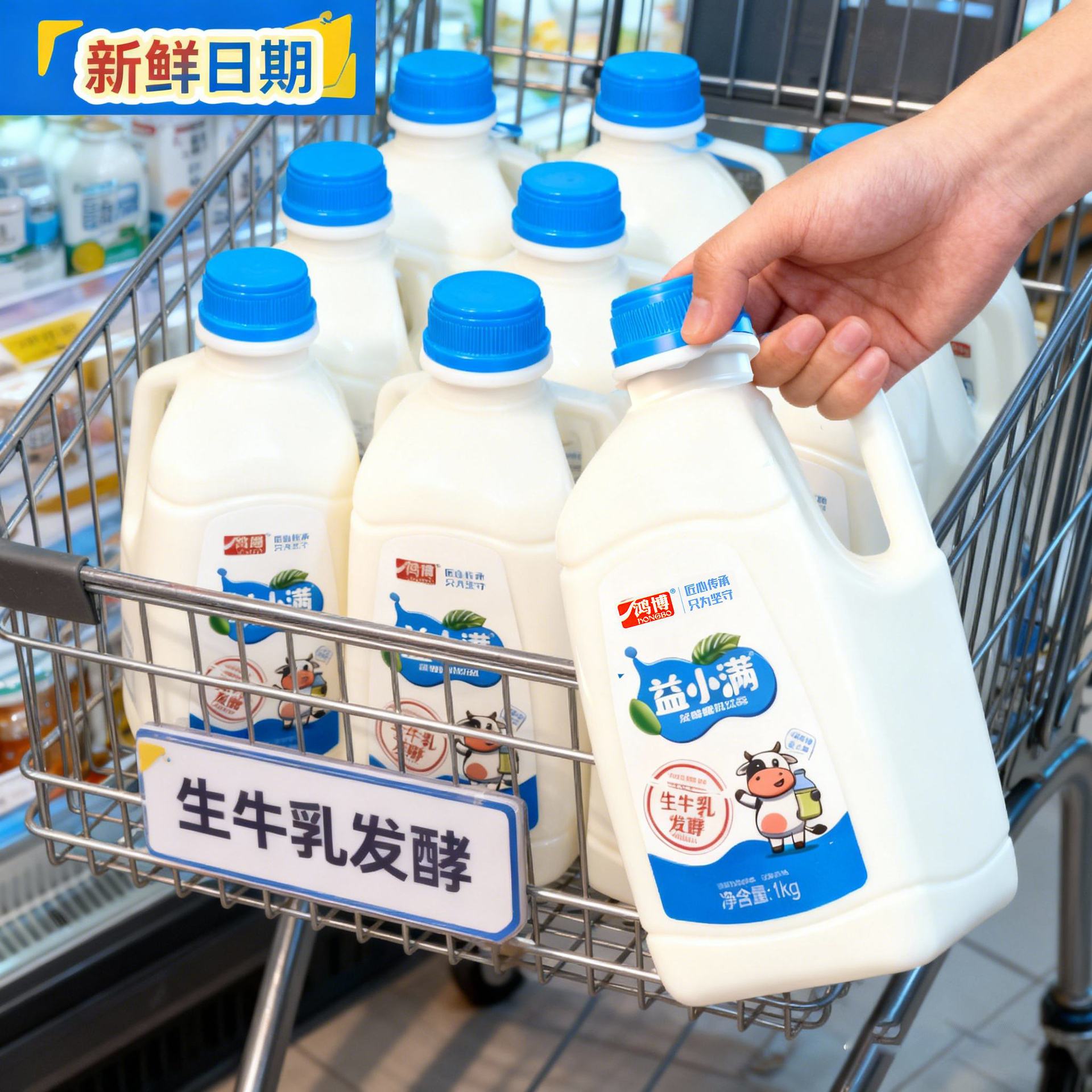 常温酸奶发酵酸奶饮品生牛乳发酵1kg/桶保质期8个月饮品饮料