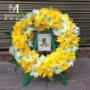 祭祀殡葬塑料吸盘花圈