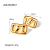 Earrings stainless steel, design accessory, Amazon, 750 sample gold, wholesale