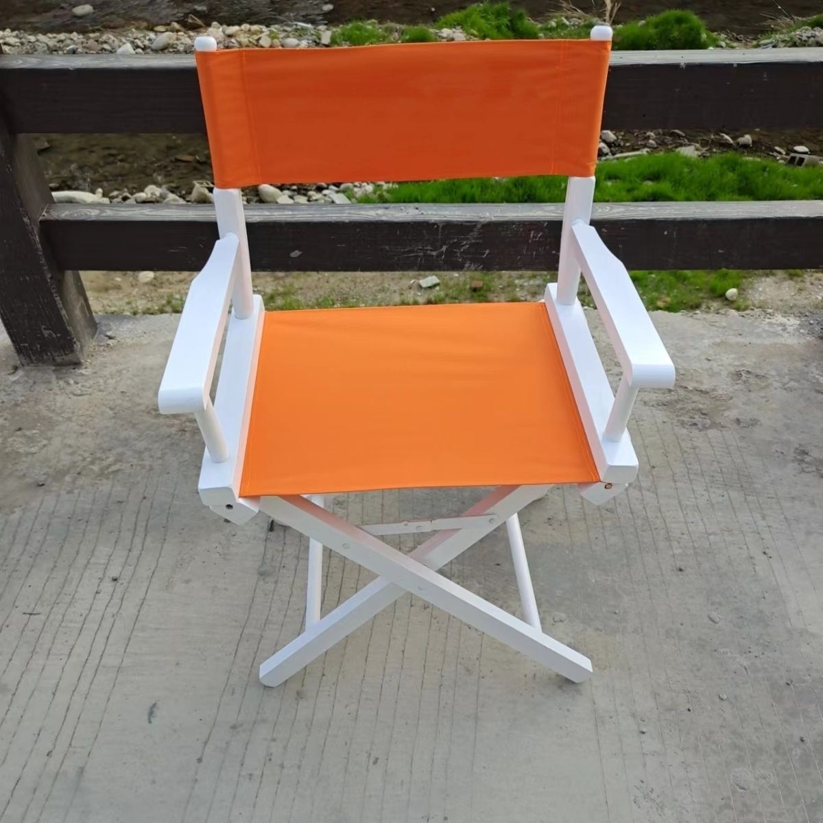 Silla de madera sólida silla de ocio silla de dormitorio silla de bar alto silla de fotos de red silla de empresa de exhibición de clavos taburete LOGO