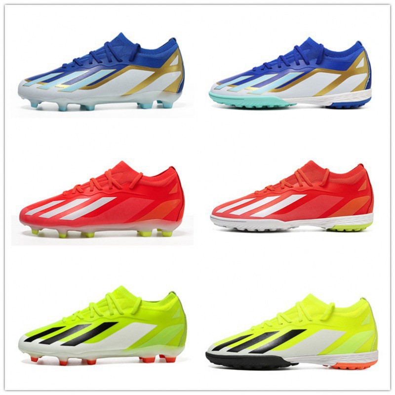Zapatillas de Fútbol para Césped de Corte Bajo Cuero Sintético y Caucho Ligero