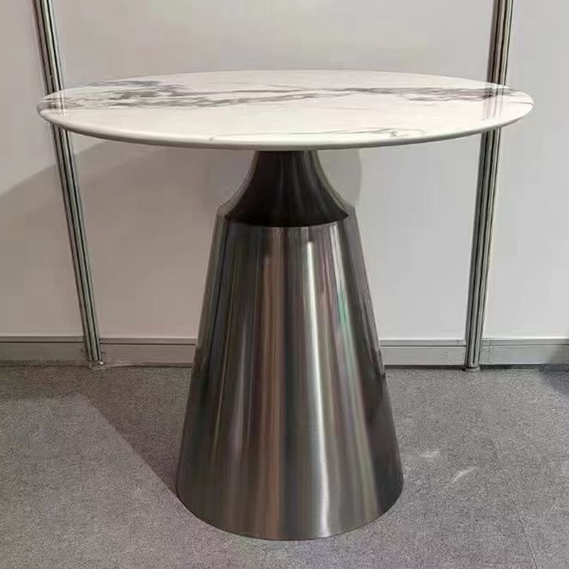ダイニングテーブル脚コーヒーミルクティー金属テーブルベースサポート販売ホール交渉受付テーブル脚ステンレス鋼ハードウェア|undefined