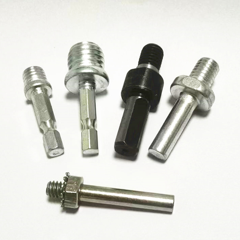 手电钻连接杆转接杠转角磨机接口螺丝轴粘盘连接杆转换配件8mm柄