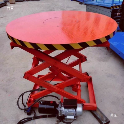 Electric Lifting and Rotating Avtomobil fırlanan platformaları