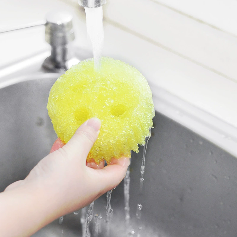 Американская щетка ScrubDaddy улыбка Mommy двусторонняя магическая чистка, сильное трение, обеззараживающий губка для мытья посуды и миски импортная щетка