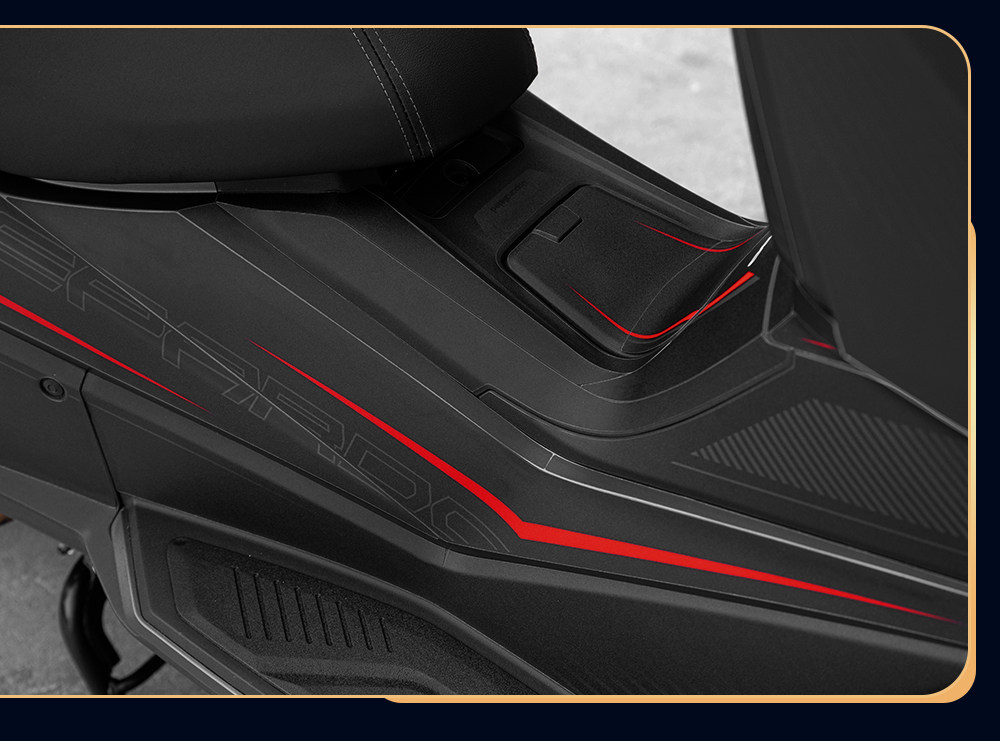 Suitable for Sanyang Leopard 300 anti-scratch fuel tank film, waterproof and sun-proof footrest decal, body modification film
