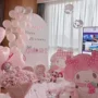 女孩主题布置拍照kt板