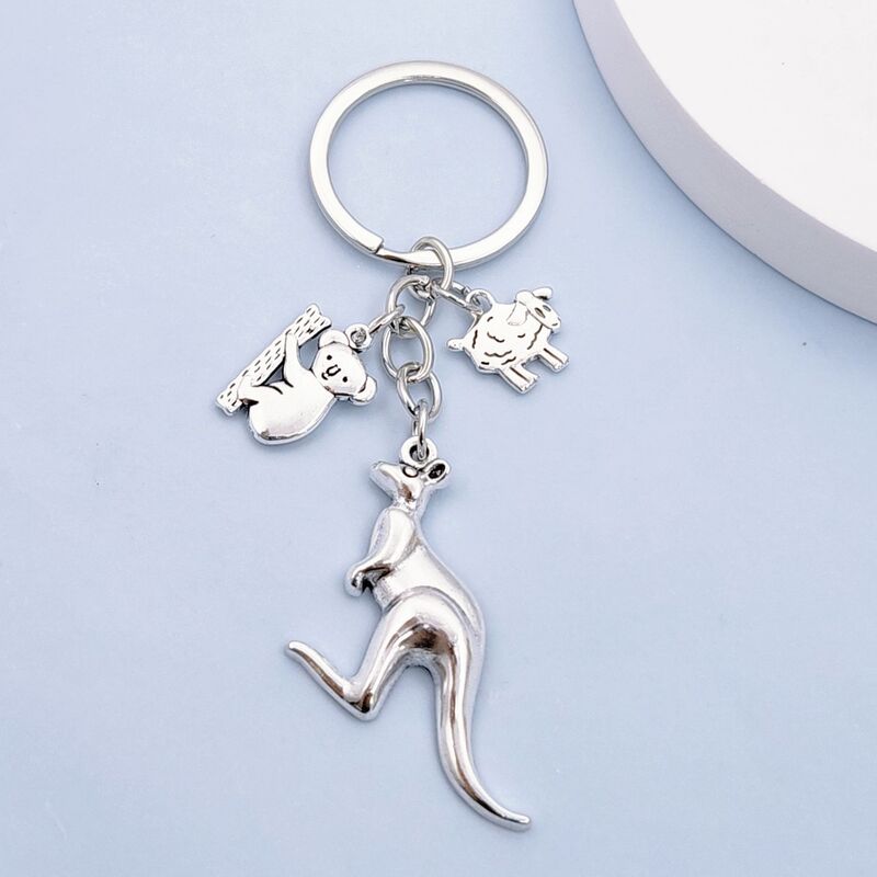 Australia Travel Features Series Keychain Gift Koala Kangaroo Sheep Keychain Pendant Australia Travel Features Series Keychain Gift Koala Kangaroo Sheep Keychain Pendant