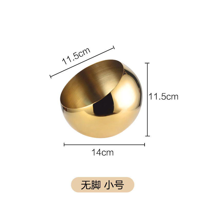 Sin pies - trompeta de 14 cm de oro