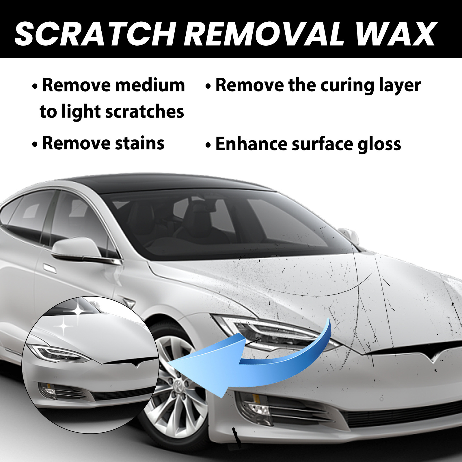 Rayhong car scratch wax car paint protection polishing mark maintenance paint repair cleaning decontamination abrasive