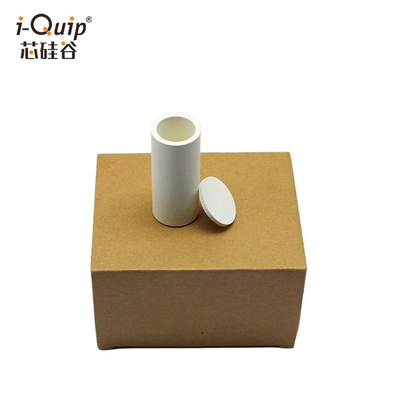 芯硅谷 Z7980 氧化锆坩埚 ,尺寸:34*80mm-配套坩埚盖（平面向下）