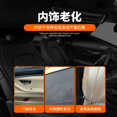 Car wax leather coating polish plastic