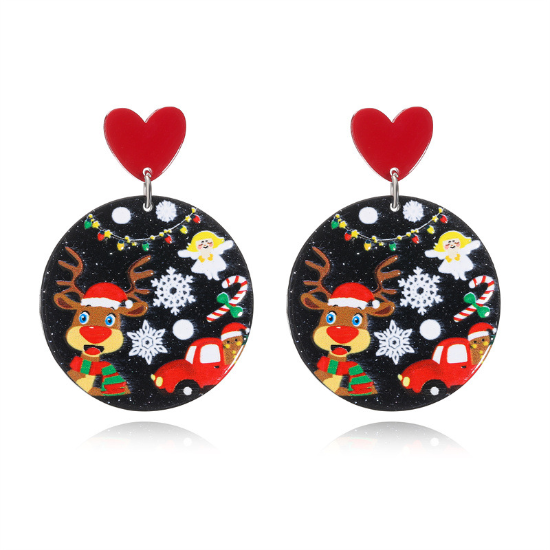 Joyas de Navidad pendientes pendientes Europa y Estados Unidos nuevo árbol de Navidad pendientes pendientes pendientes de Navidad