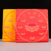 拜垫供具用品拜垫 九品莲花红/黄禅修垫拜佛跪垫拜佛垫打坐垫佛具
