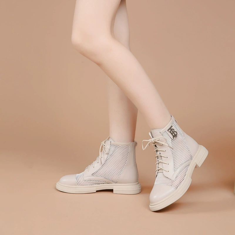 Martens, breathable summer boots, thin mesh sandals, 2024 years