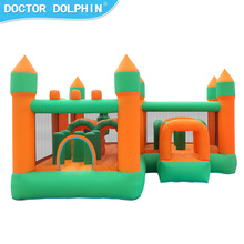 博士豚大型儿童充气跳床游戏屋家用多功能儿童淘气堡室外游乐设备