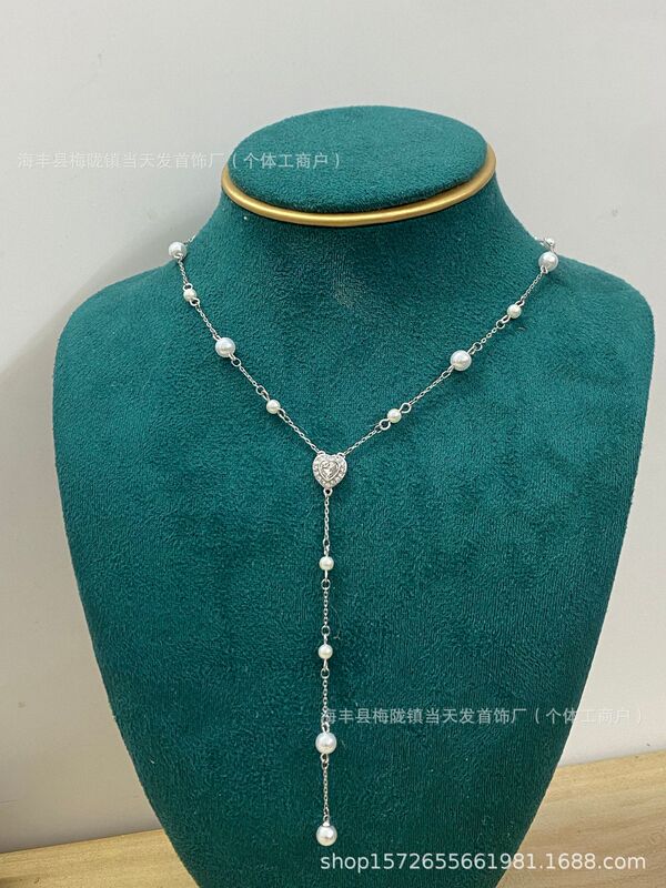 Shijiaの新しいローマンフルダイヤモンドの豪華なラブネックレス、ブレスレット、イヤリング、フルダイヤモンドのハイエンドクロスボーダージュエリー|undefined