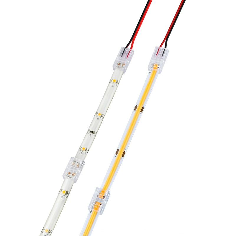 COB низковольтная лампа без сварки хрустальная пряжка 10mm 2Pin монохромная сверхплотная лампа без сварки разъем без темной зоны