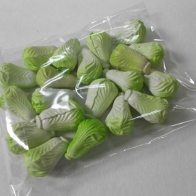 5cm plastic green cabbage 20