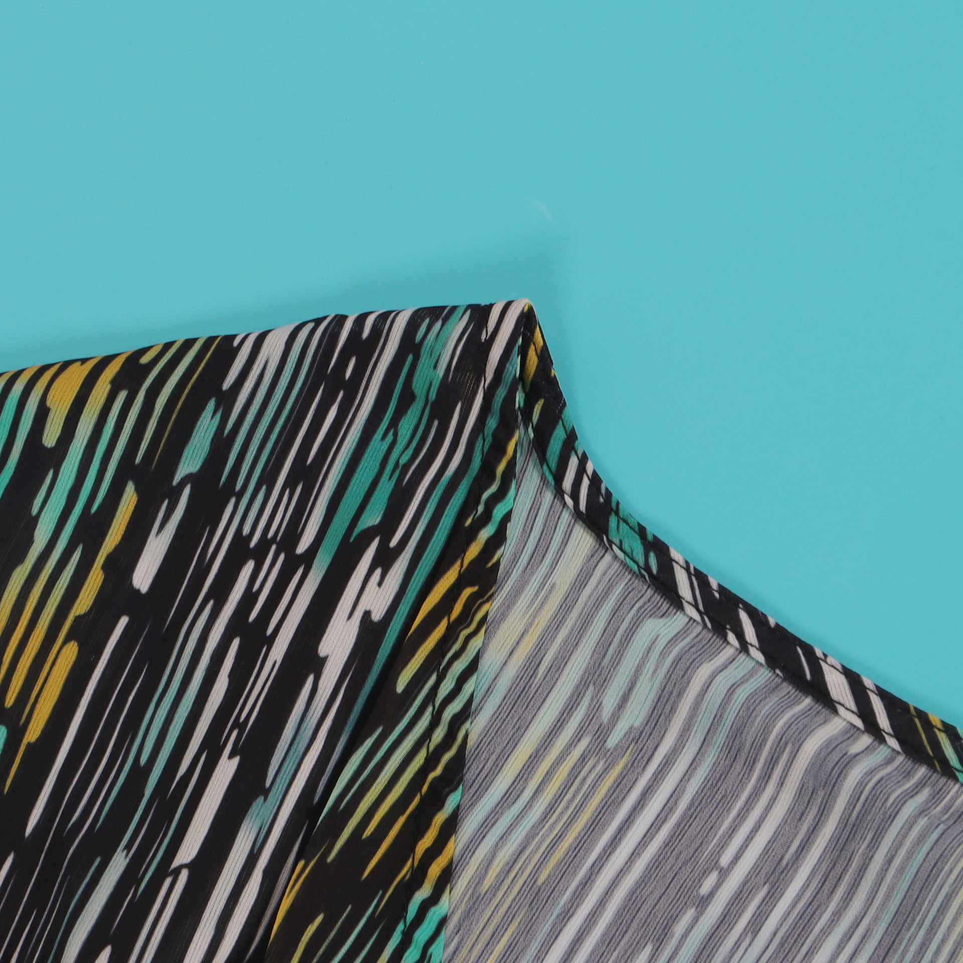 Women Popular Printed Contrast Color V-neck Wide Leg Two Piece Set 35 Women Popular Printed Contrast Color V-neck Wide Leg Two Piece Set