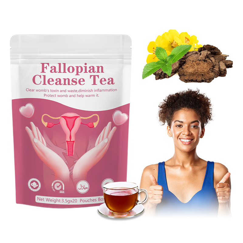 Women's Floral Tea Uterine Cleansing Tea Tube-Shaped Cleansing Herbal Tea with Marjoram Leaves