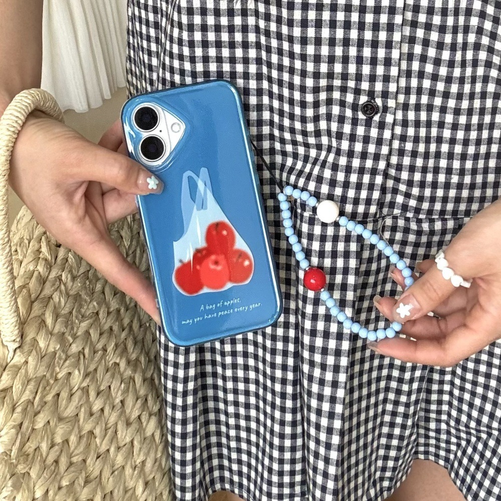 Nicho ins simple bolsa apple iphone16ProMax funda para teléfono móvil 14 Apple 15Pro pulsera mujer