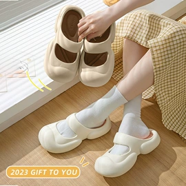 平底拖鞋;女士洞洞鞋;厚底拖鞋