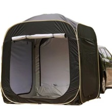 户外车载车尾帐篷自驾游SUV车免搭建弹出式帐篷防蚊遮阳车后帐篷