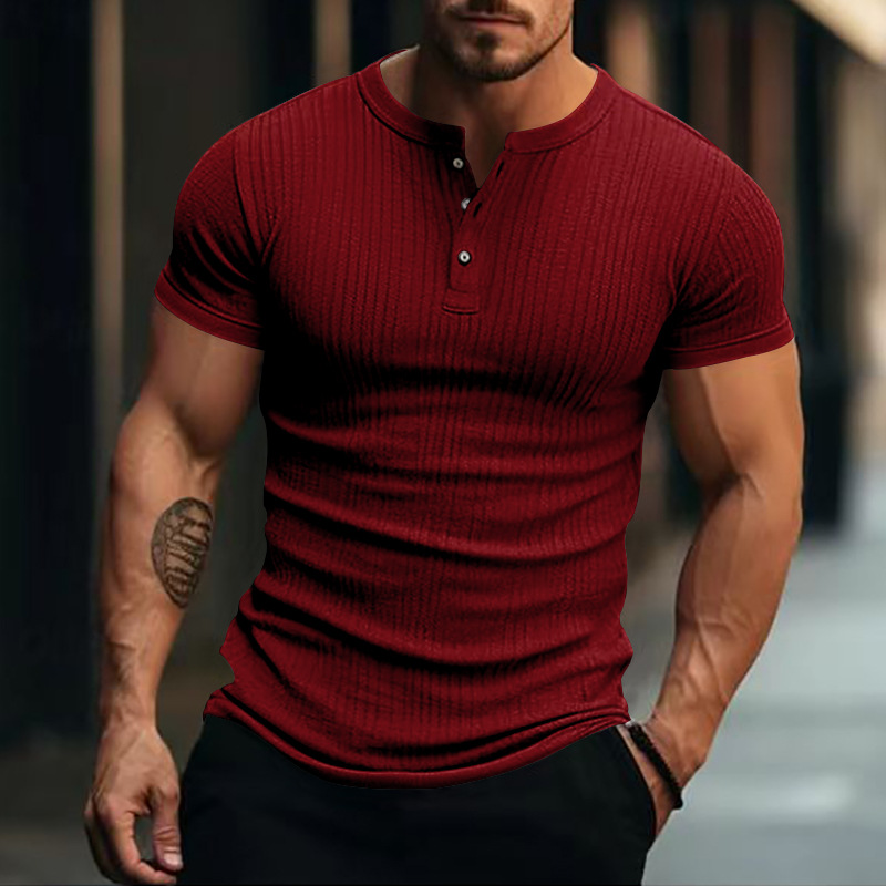 182g Weight Short Sleeve Sleeve Length Regular Sleeve Sleeve Type Polyester Fabric Type Regular Top Length T-shirt Tops Type Casual Occasion Round Neck Neckline Breathable Function Slim Fit Type Solid Color Pattern Summer Season Men's Gender Simple Style Style Men's Solid Color Simple Style Round Neck Short Sleeve Slim Men's T-shirt 39