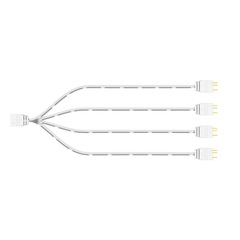 酷月5V3針主板延長線一分二/三/四 ARGB同步集線器分線拓展同步線