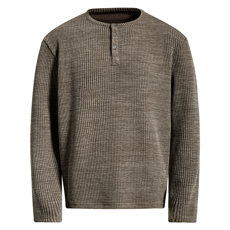 2026 Floral Yarn Waffle Texture Soft and Stretchy Basic Solid Color Short Wide Old Money Style Henley Collar Casual Long Sleeve T-Shirt for Men 2026 Floral Yarn Waffle Texture Soft and Stretchy Basic Solid Color Short Wide Old Money Style Henley Collar Casual Long Sleeve T-Shirt for Men