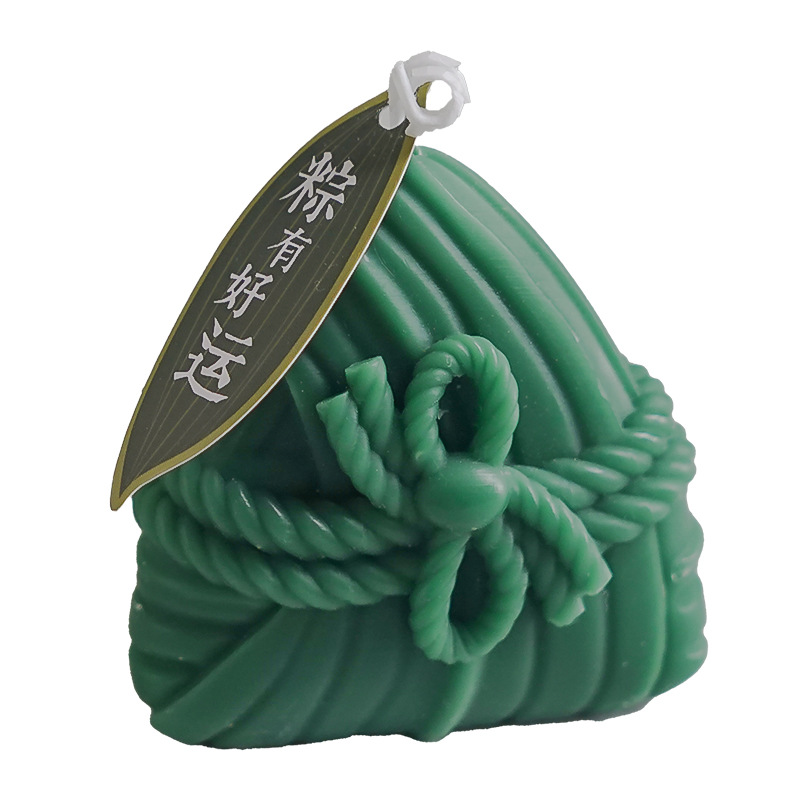 Regalos del Dragon Boat Festival, mano a mano, cera de soja personalizada, forma de fragancia creativa hecha a mano, vela de cera, vela de aromaterapia Zongzi