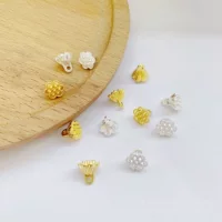 Новый стиль сплав 8mm Lotus подвеска diy древний ветер булочки для волос украшения браслет ожерелье с бахроми ювелирные аксессуары