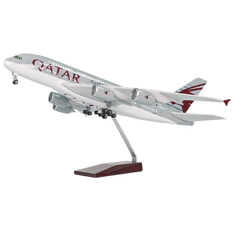 Emirates Scale 1:160 46cm A380 Emirates Modelo de avión de simulación ligera