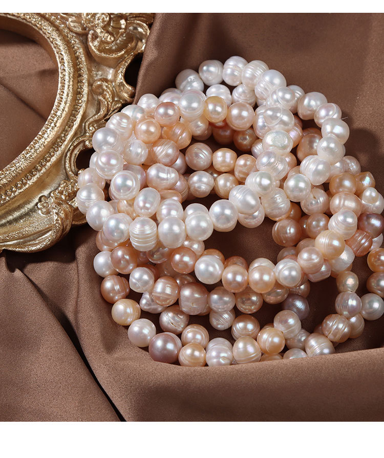 Fashion Round Pearl Beaded Bracelets 1 Piece display picture 5
