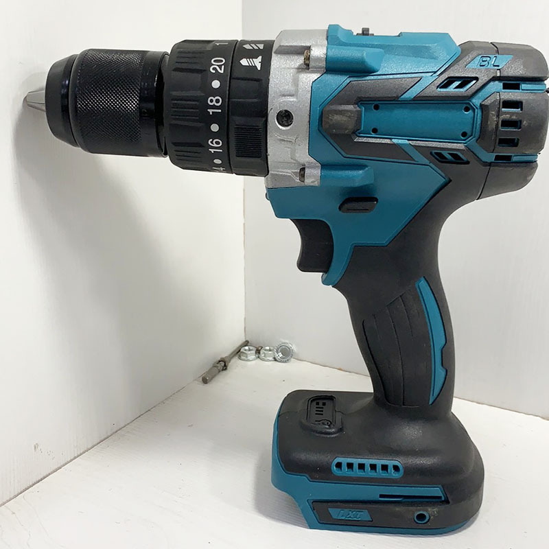 21V无刷冲击大扭力双速充电钻锂电钻手电钻迷你手枪钻跨境MT接口