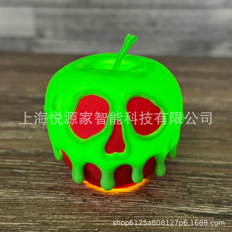 Amazon's Best-Selling New Poison Candy Apple Light 3D Printed Poison Apple Light Desktop Decoration Amazon's Best-Selling New Poison Candy Apple Light 3D Printed Poison Apple Light Desktop Decoration
