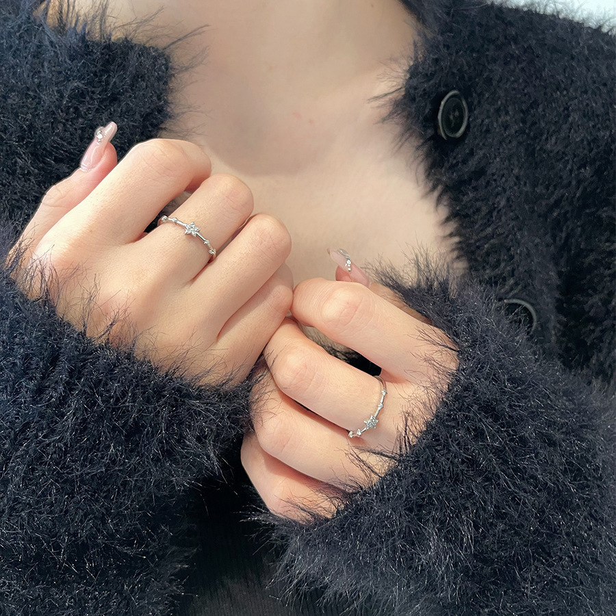 Glänzender Designer Ring Für Damen, Schick Und Komfortabel_voghion.com